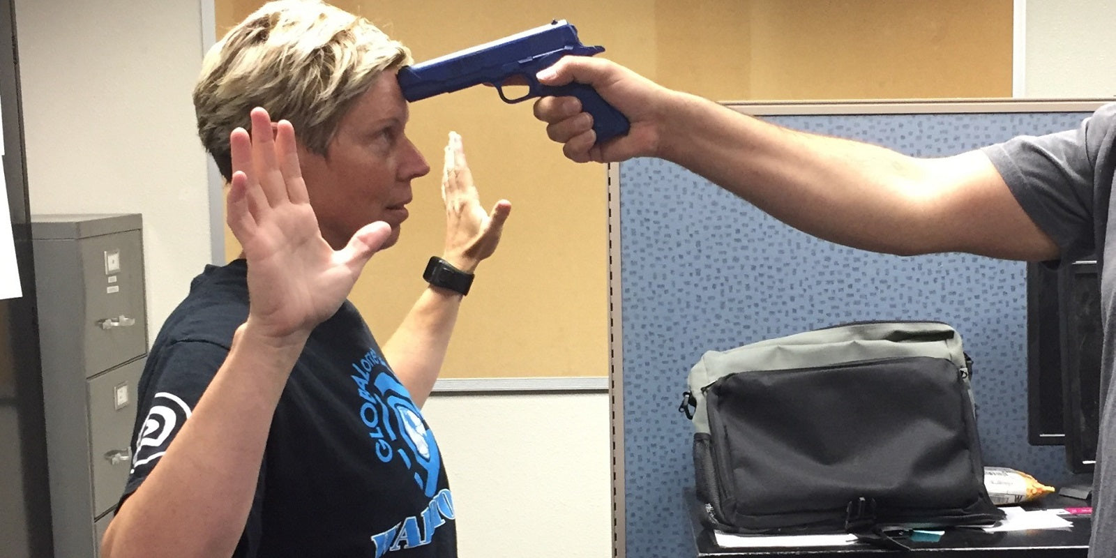 What to do if your assailant has a gun!